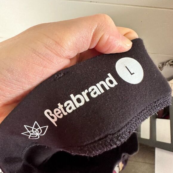 Betabrand Women’s Large Black Dress Pant Yoga Pants Straight Fit - Picture 6 of 6